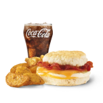Wendy's Bacon, Egg & Cheese Biscuit Combo
