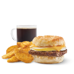 Wendy's Sausage, Egg & Cheese Biscuit Combo