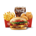 Wendy's Jr. Bacon Cheeseburger Biggie Bag